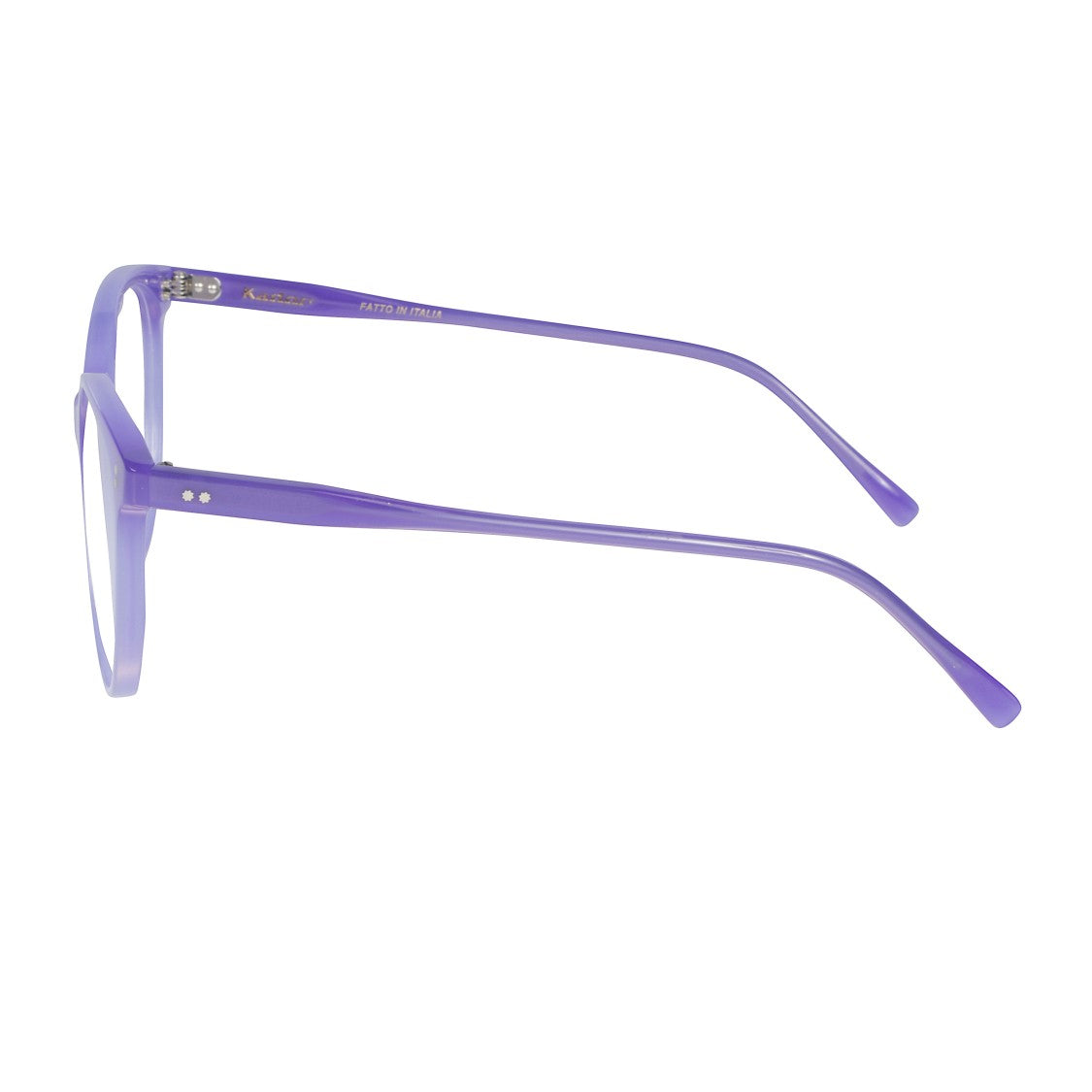 Kador Cynda/N-54 Gradient Purple Rounded Frame Eyeglasses With Slim Temples