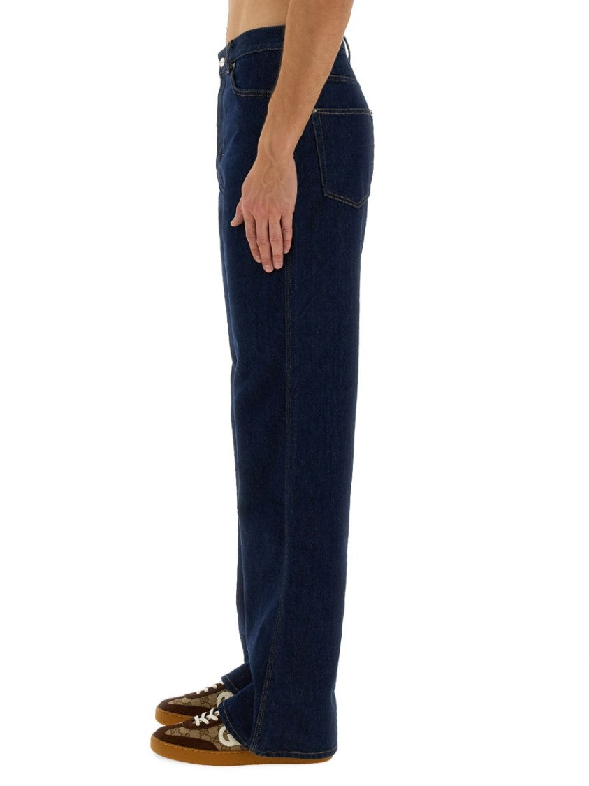 Gucci Straight-Leg Denim Pants With Five-Pocket Design
