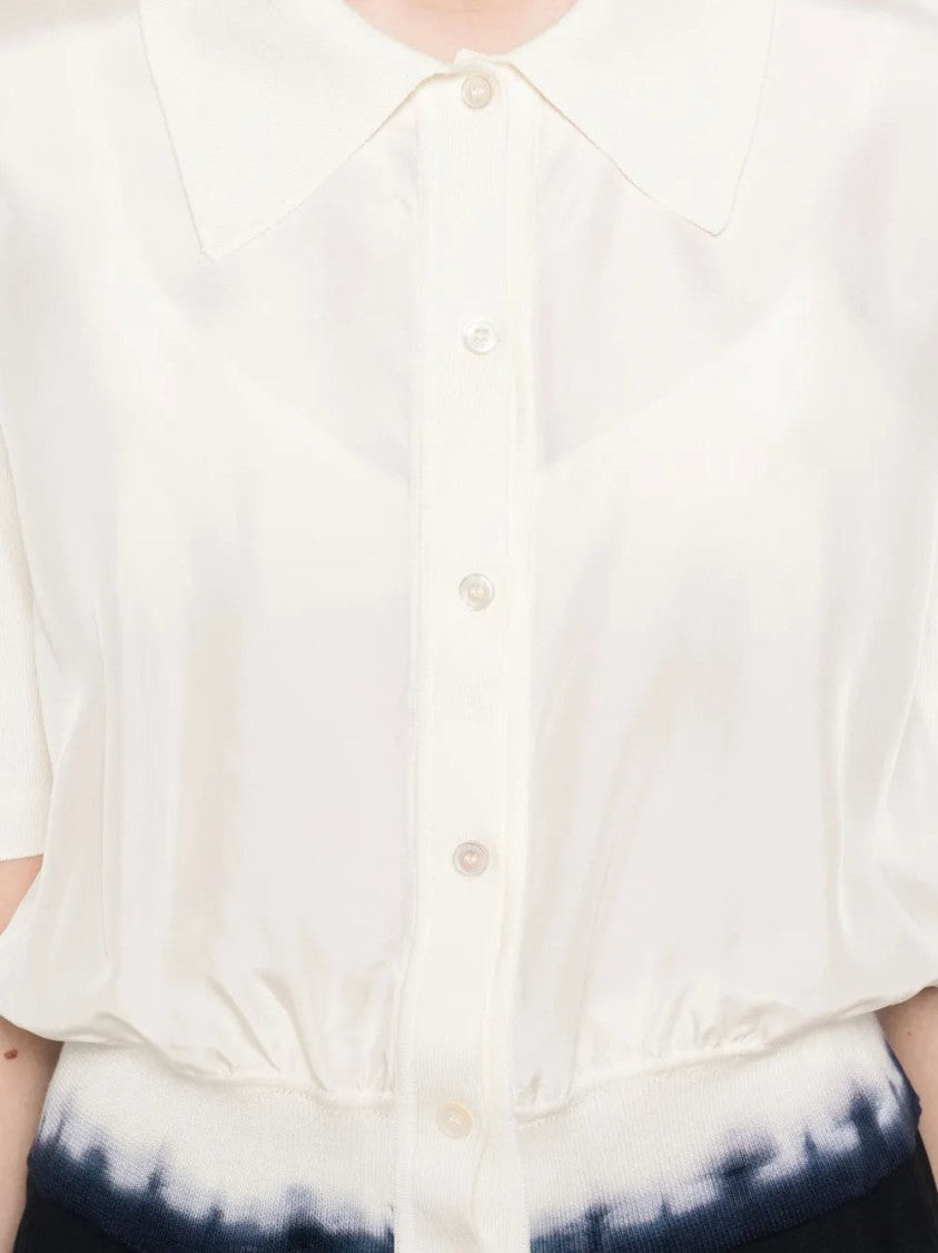 Joseph Ecru Satined Shirt