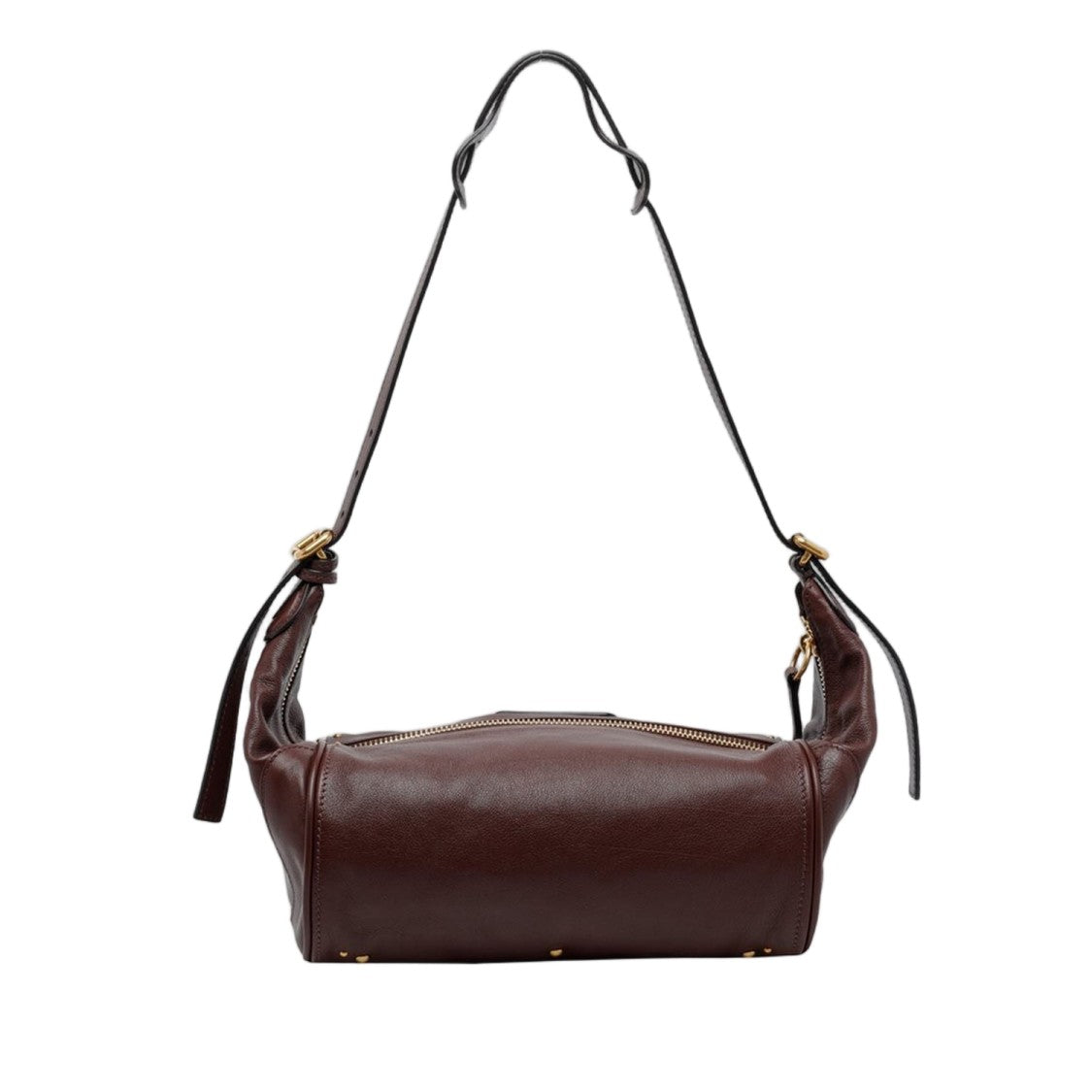 Chloé Rectangular Leather Bag With Adjustable Strap And Secure Zip Closure