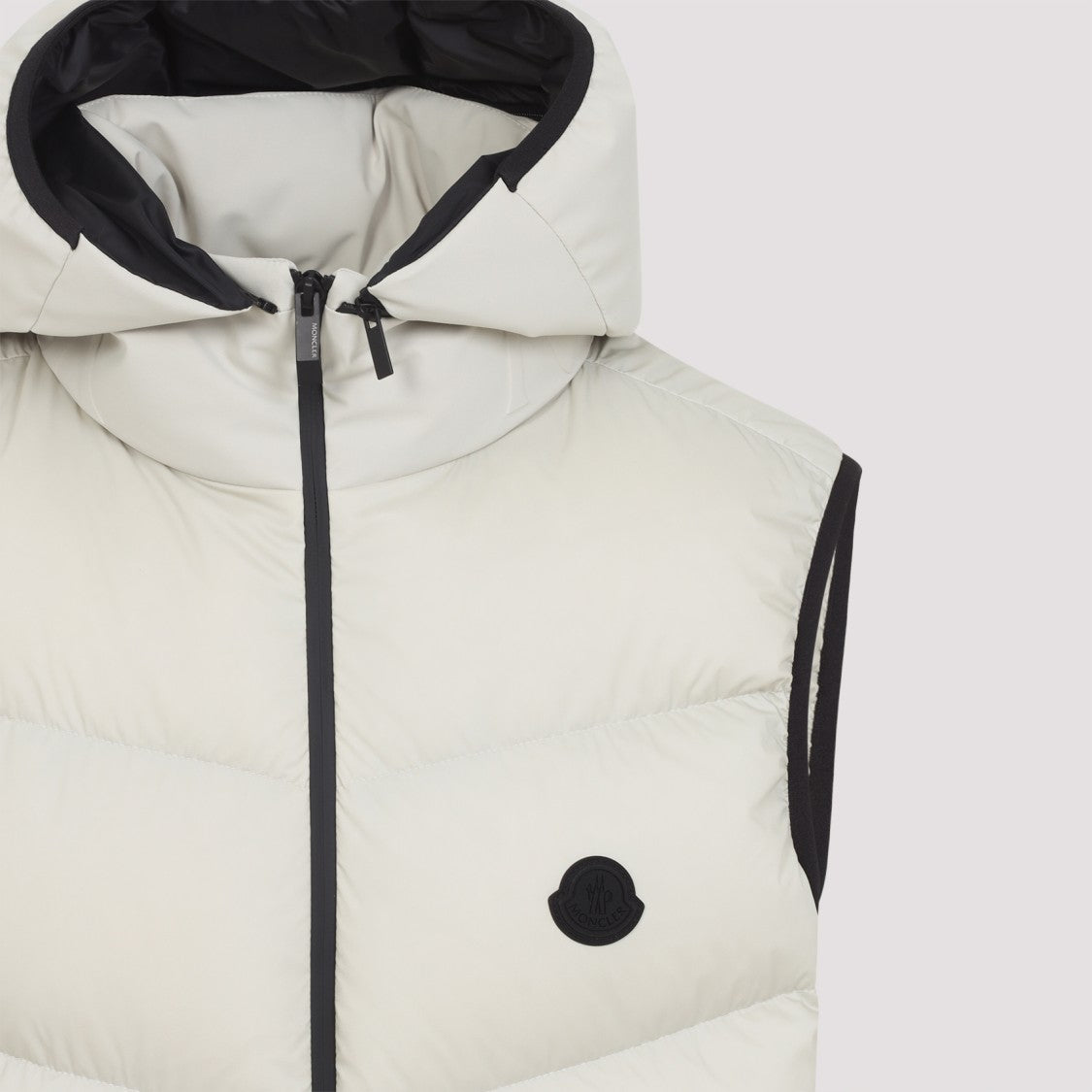 Moncler Light Grey Guersac Vest
