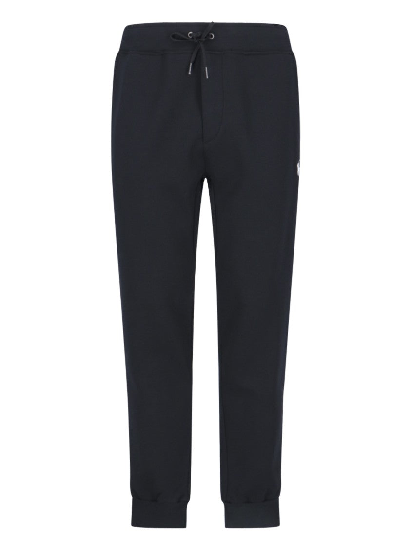 Polo Ralph Lauren Black Elastic Waist Drawstring Track Trousers