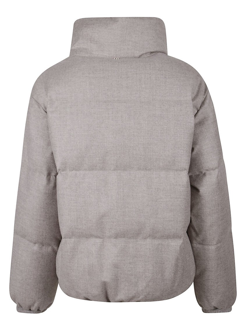 Duno Padded Cropped Coat With Structured Collar