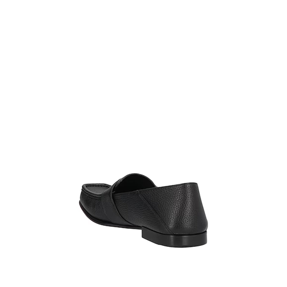 Fendi Black Leather Loafers