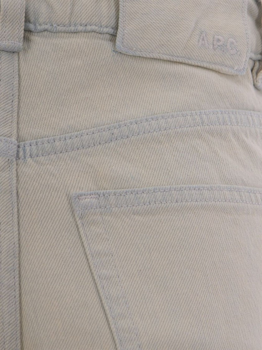 A.P.C. Wide-Leg Cropped Trousers In Organic Cotton
