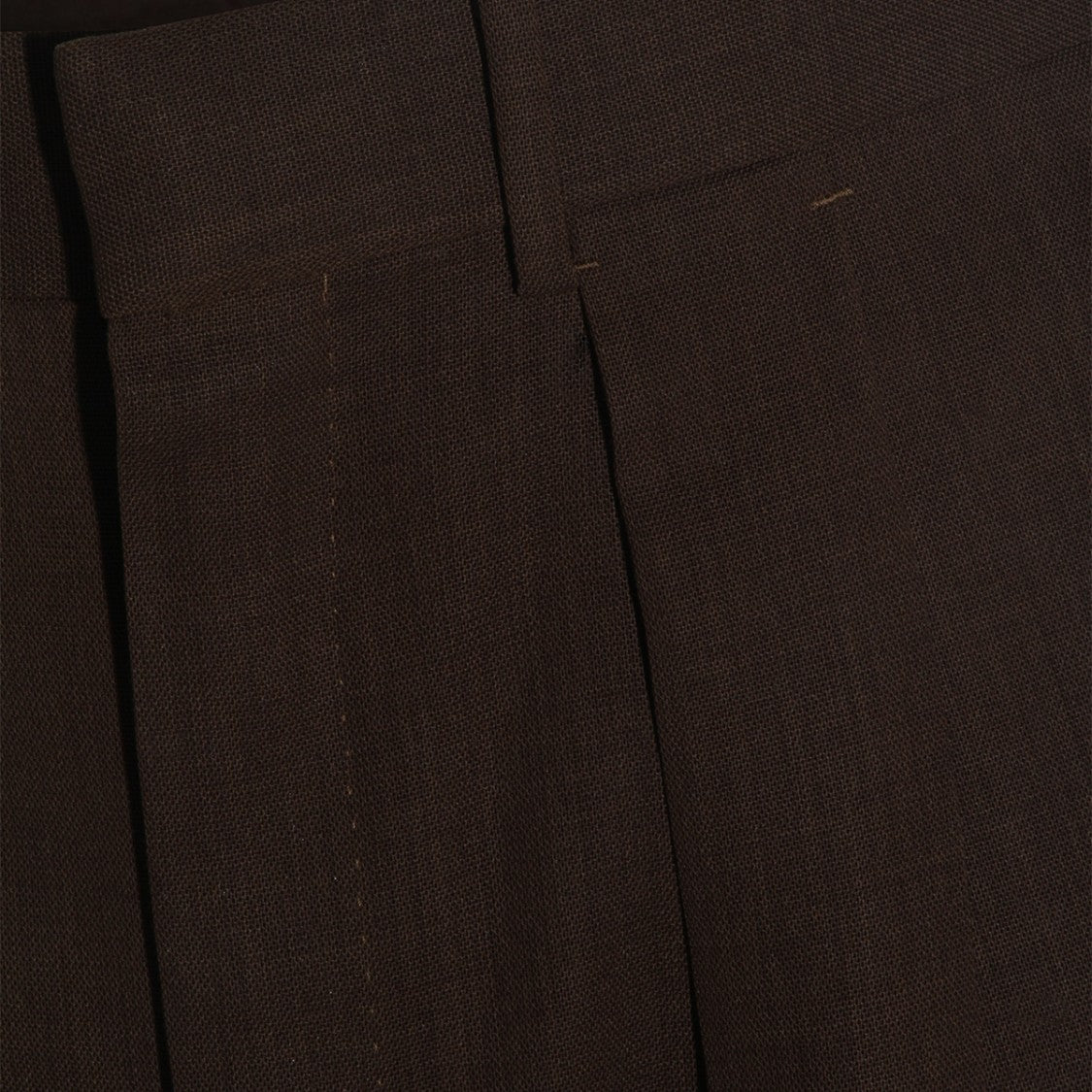 Tom Ford Brown Straight-Leg Trousers