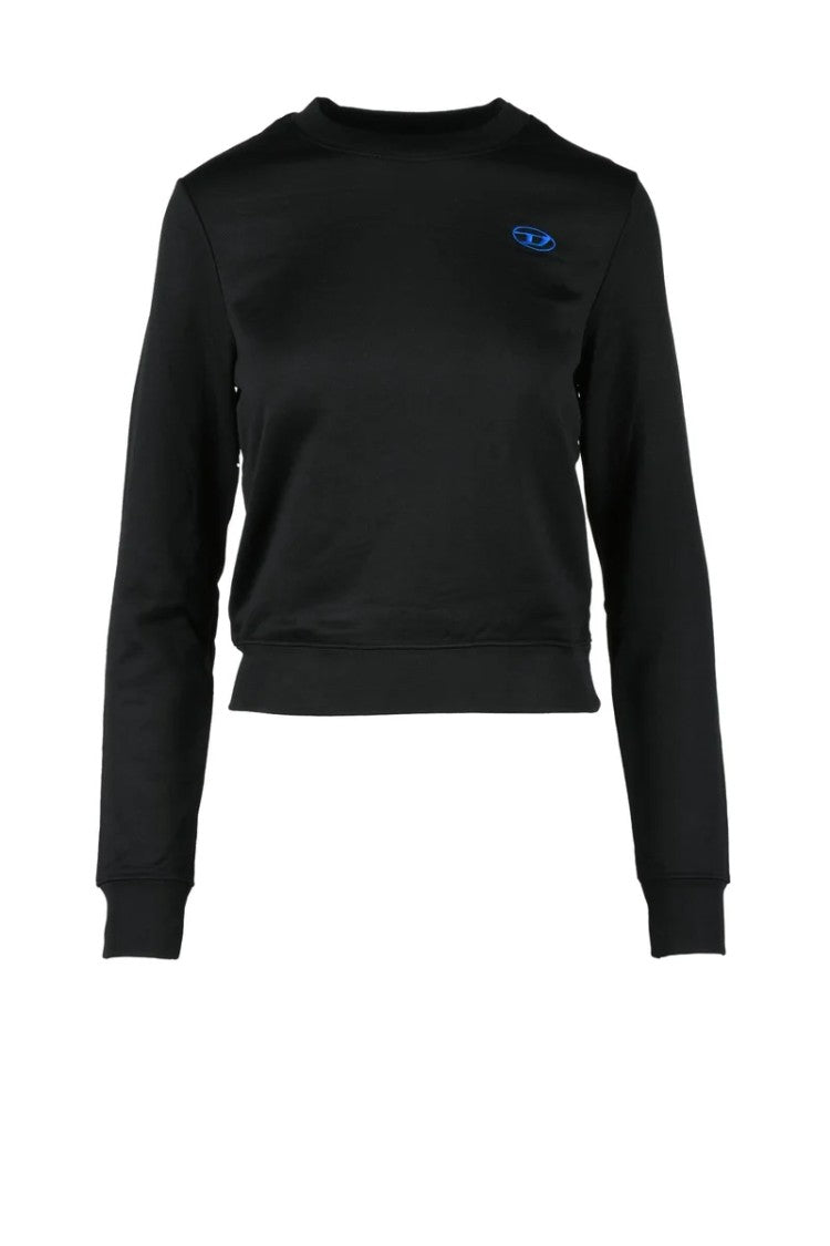 Diesel Black Cotton Nylon Sweatshirt