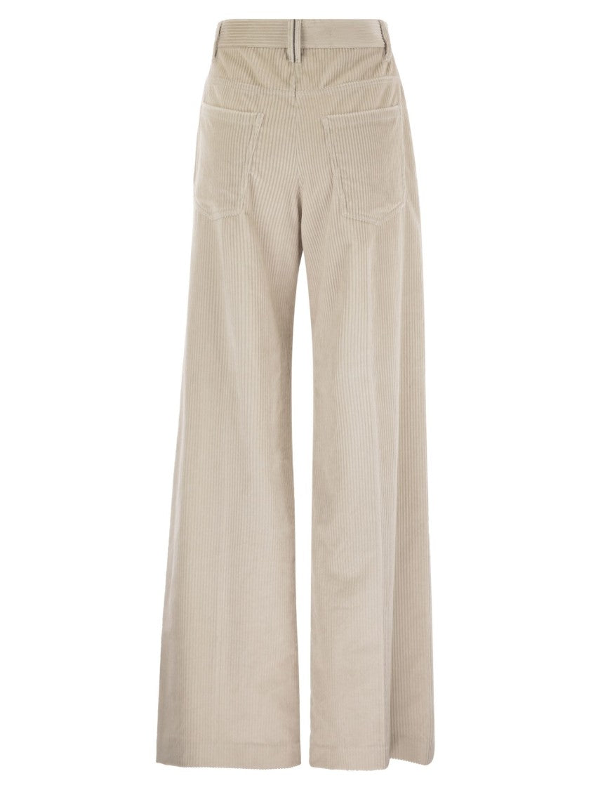 Brunello Cucinelli Fluid Corduroy Sartorial Track Trousers