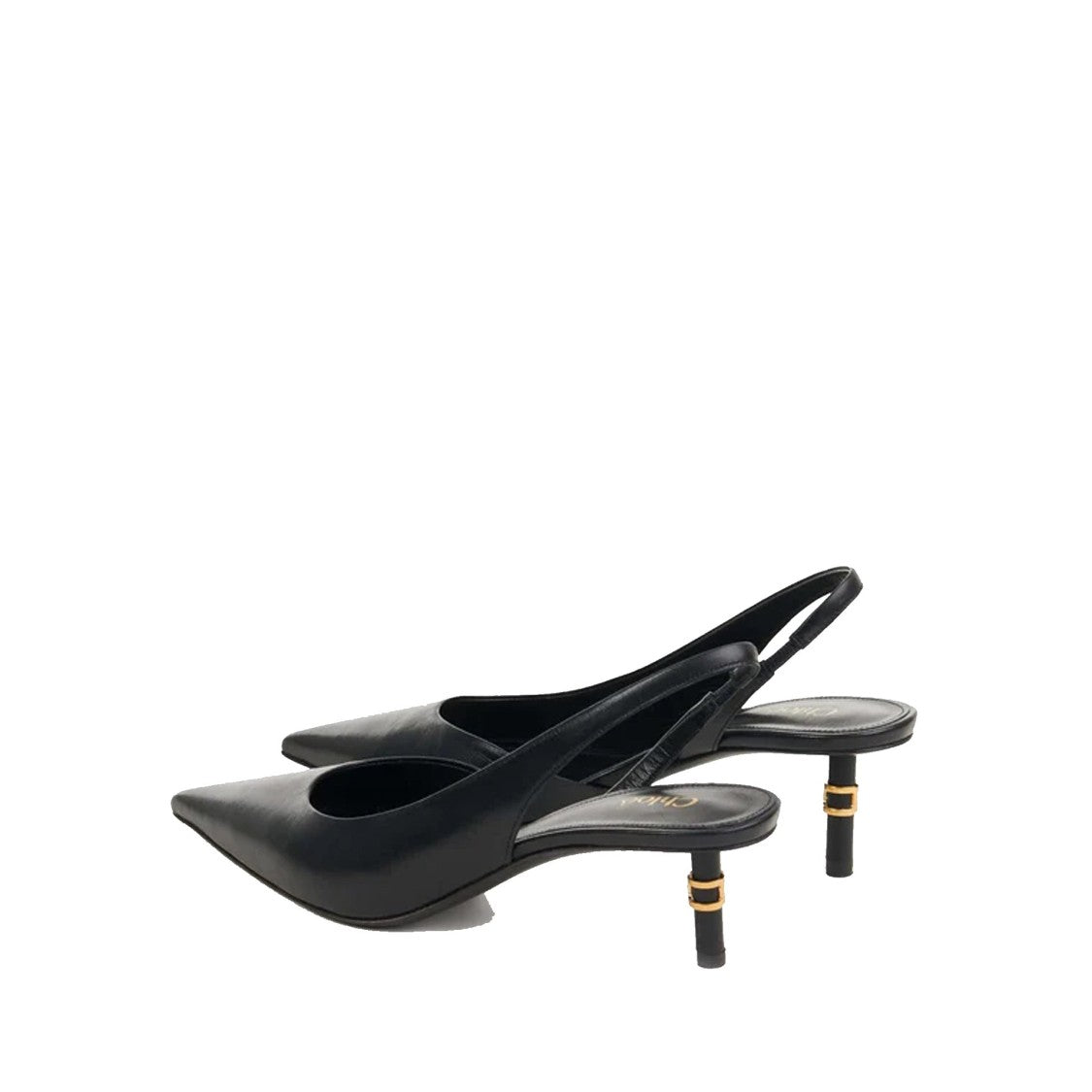Chloé Chloé Marcie 50 Slingback Pumps With Pointed Toe And Signature Hardware