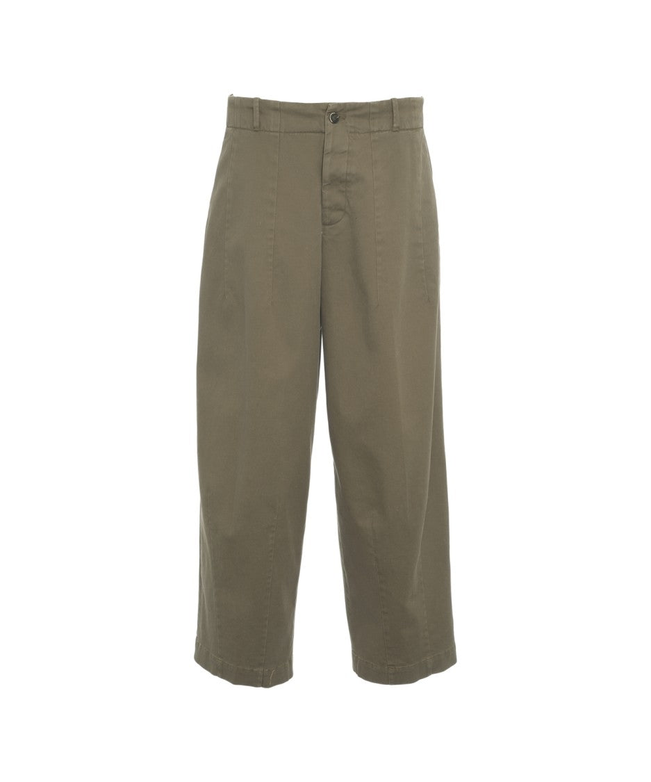 Nine In The Morning High Waist Wide Leg Trousers With Clean Silhouette