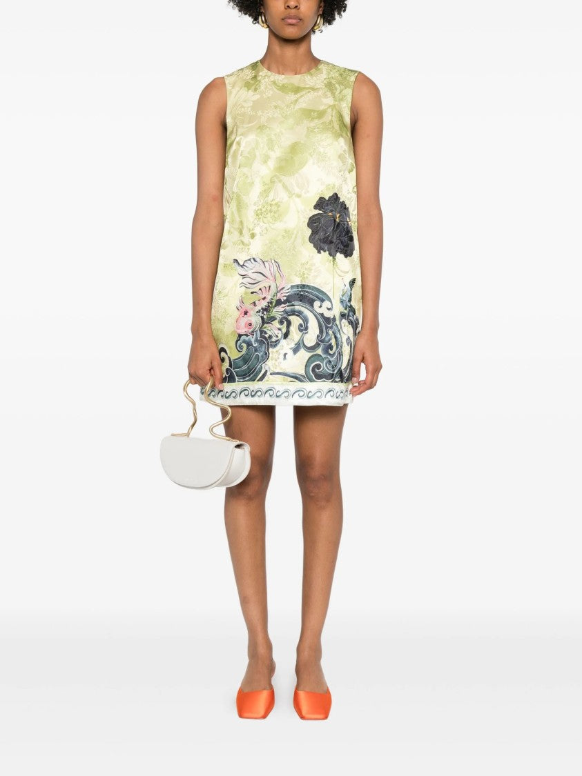 Alemais Rochester Floral-Print Sleeveless Mini Dress