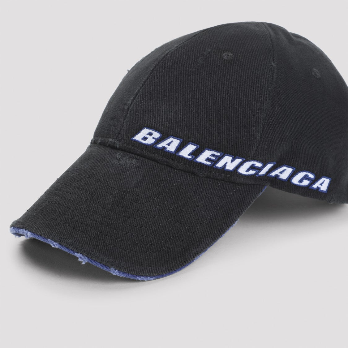 Balenciaga Black Cotton Cap