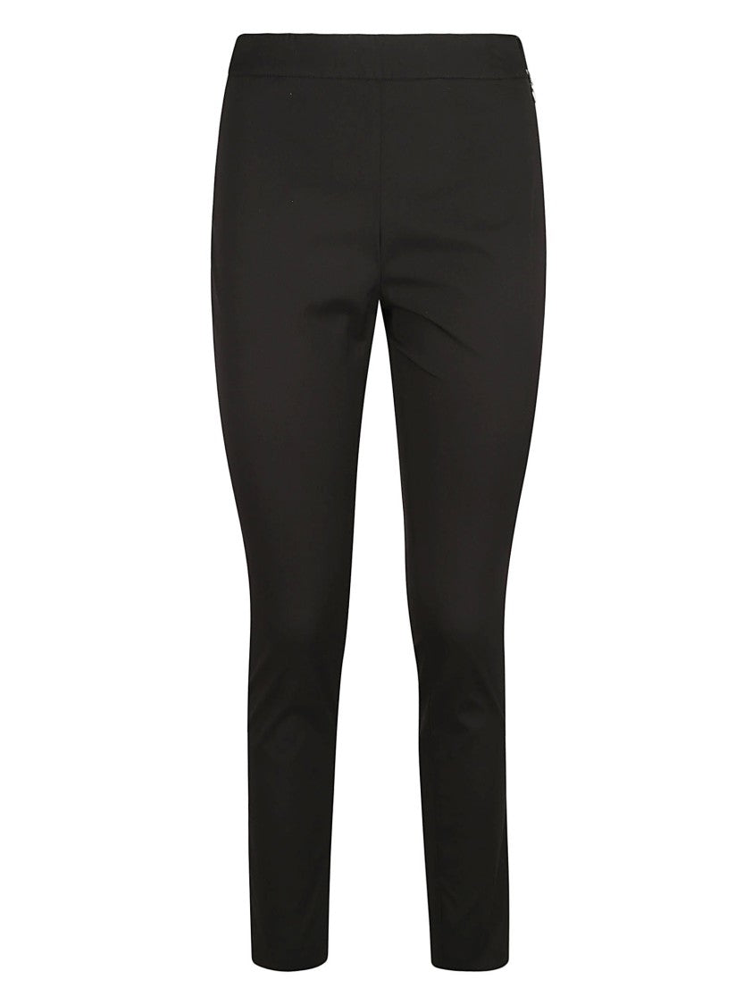 Fabiana Filippi Tailored Black Trousers With Streamlined Fit