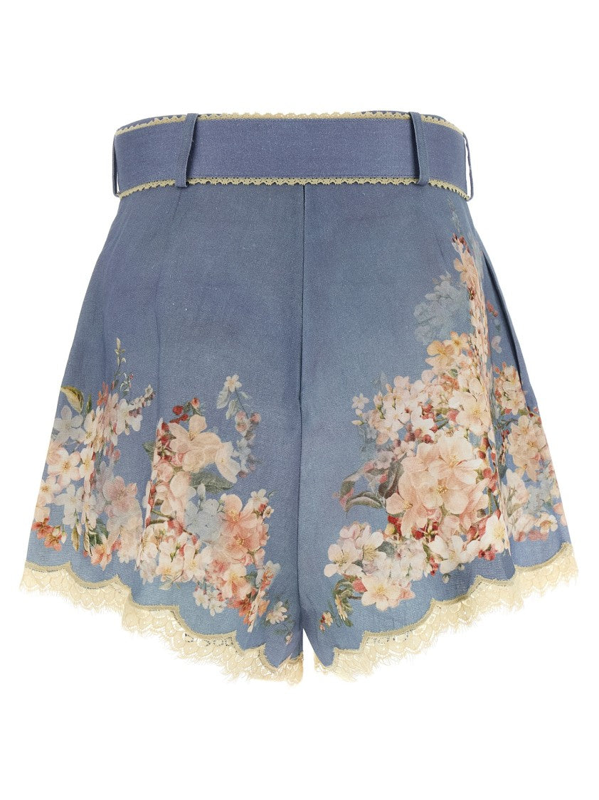 Zimmermann Cascadian Tuck' Shorts