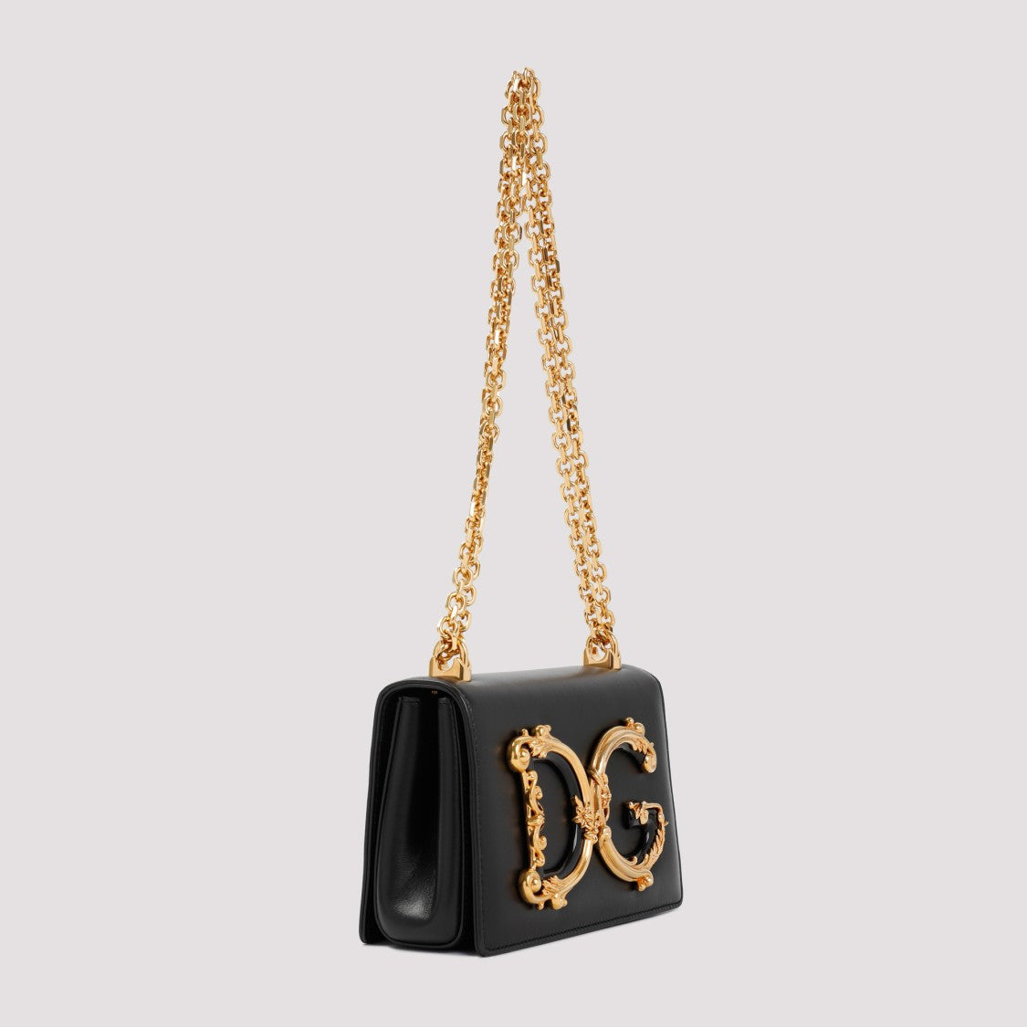Dolce & Gabbana Black Clutch Dg Girls