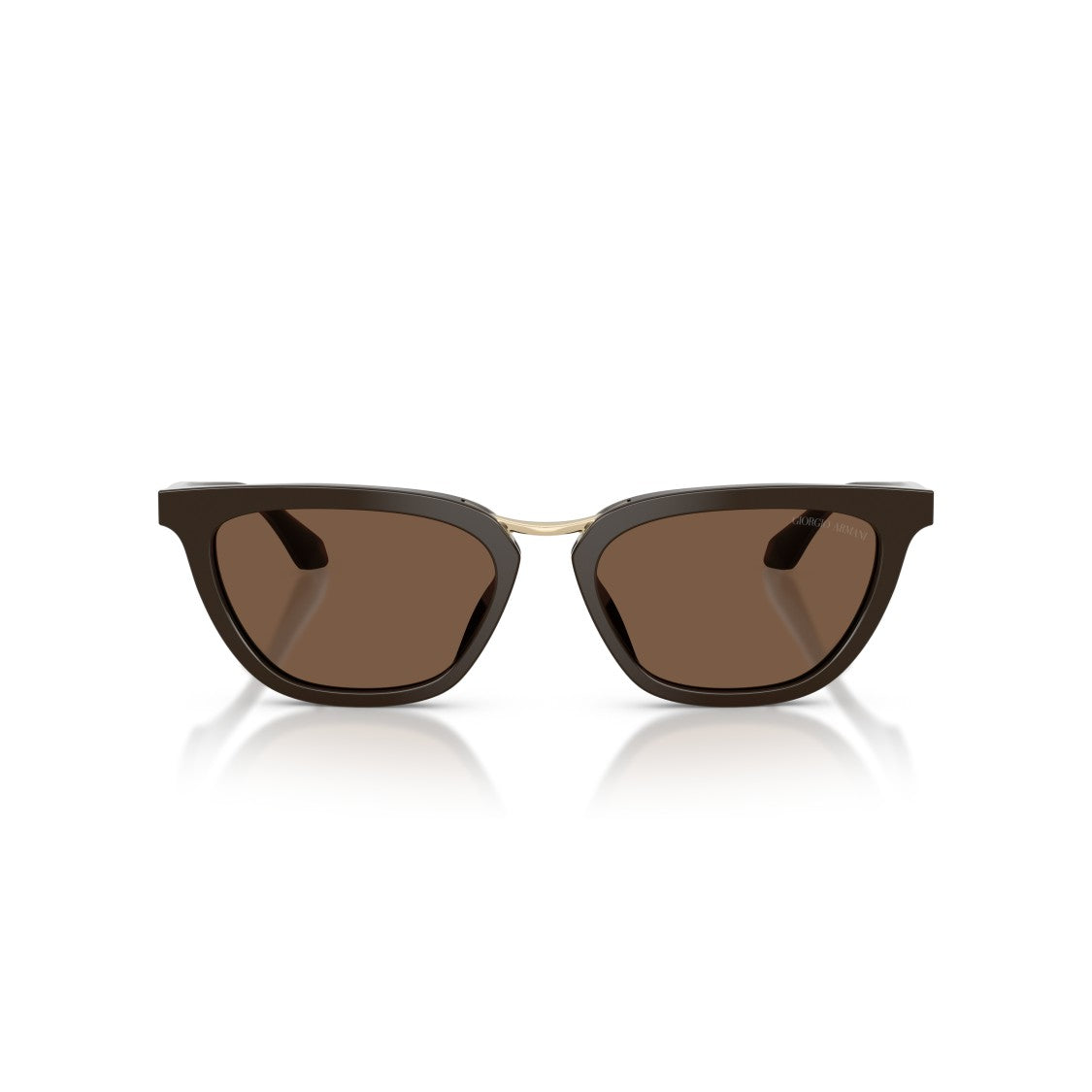 Giorgio Armani 0Ar8253u Angular Acetate Sunglasses With Gold Metal Bridge