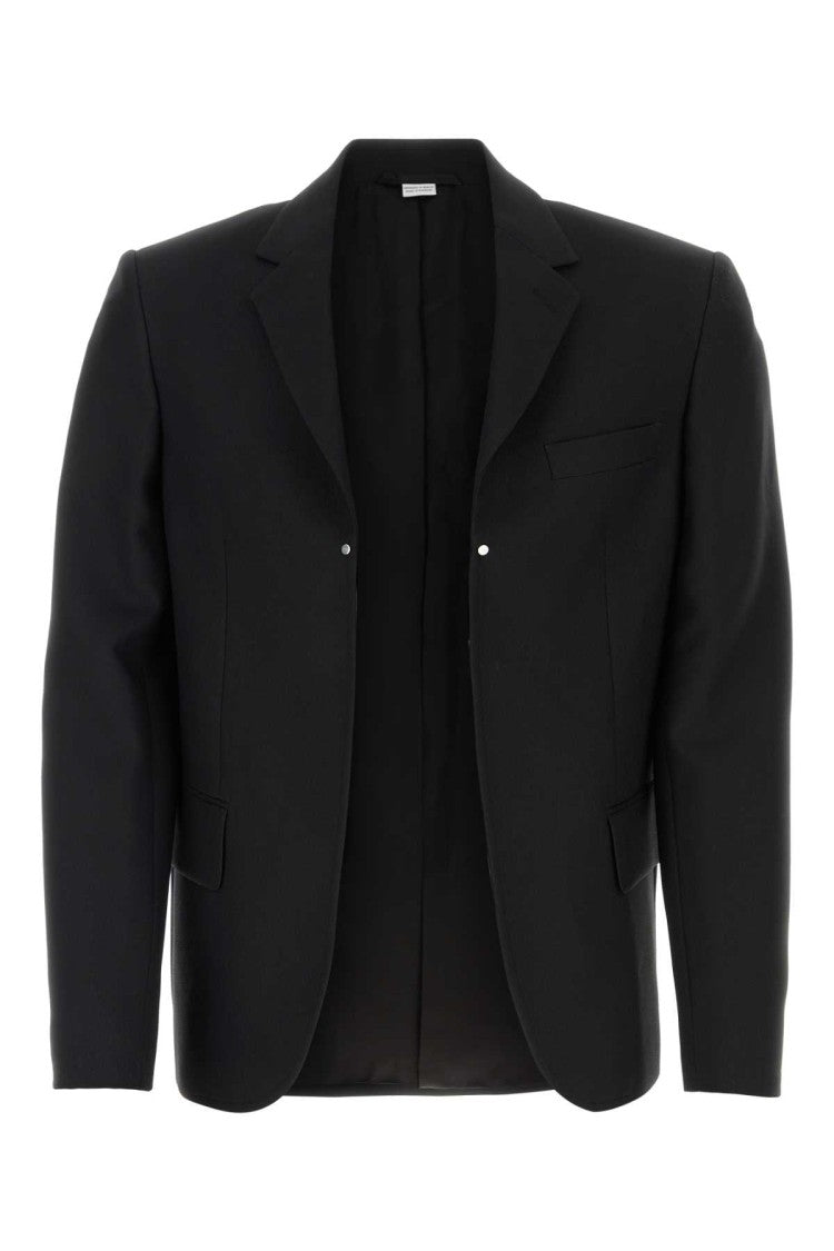 Random Identities Black Polyester Blazer