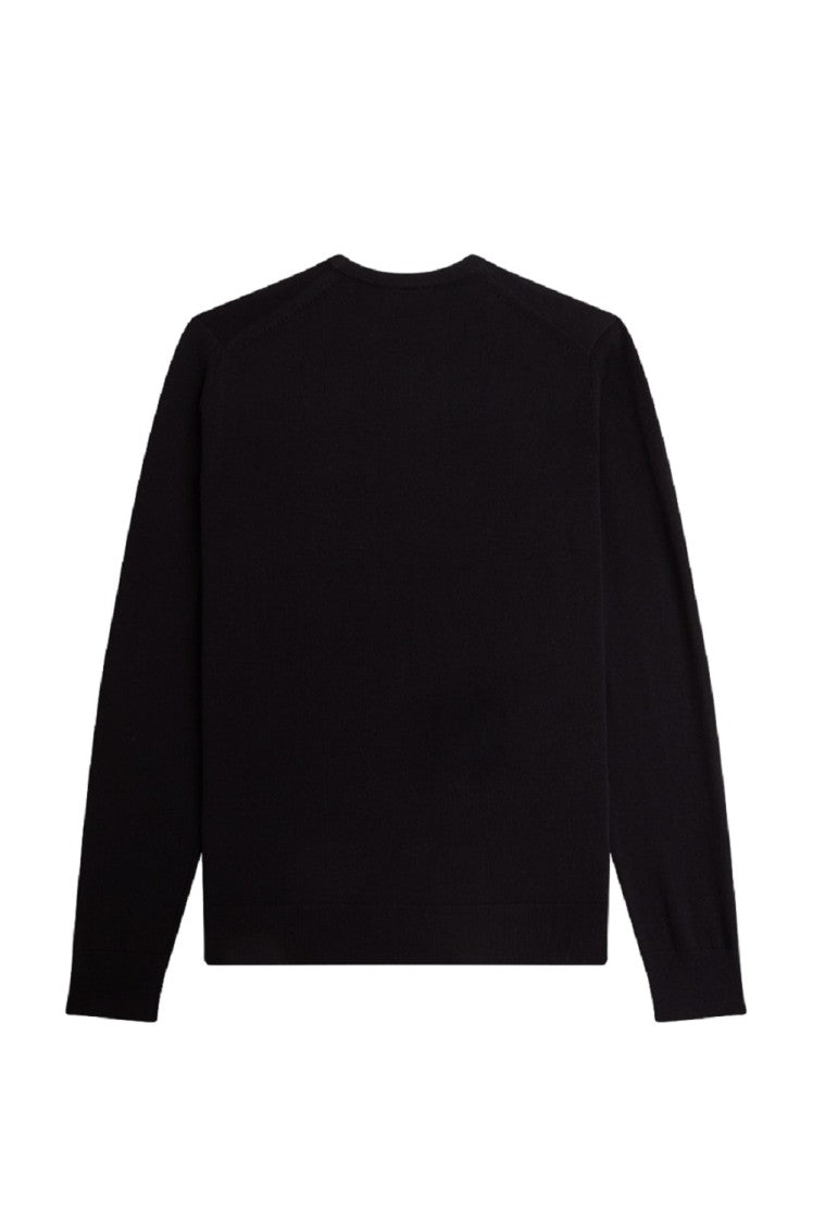 Fred Perry Classic Crewneck Sweater In Merino Blend