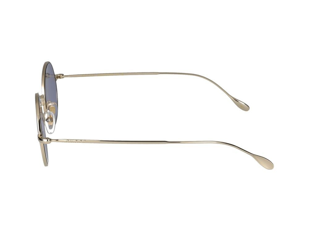 Gucci Gold Round Metal Sunglasses