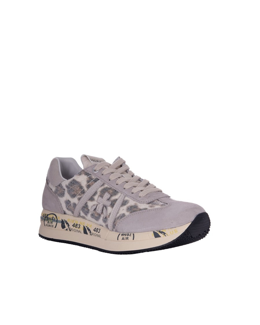 Premiata Lightweight Animal Print Sneakers