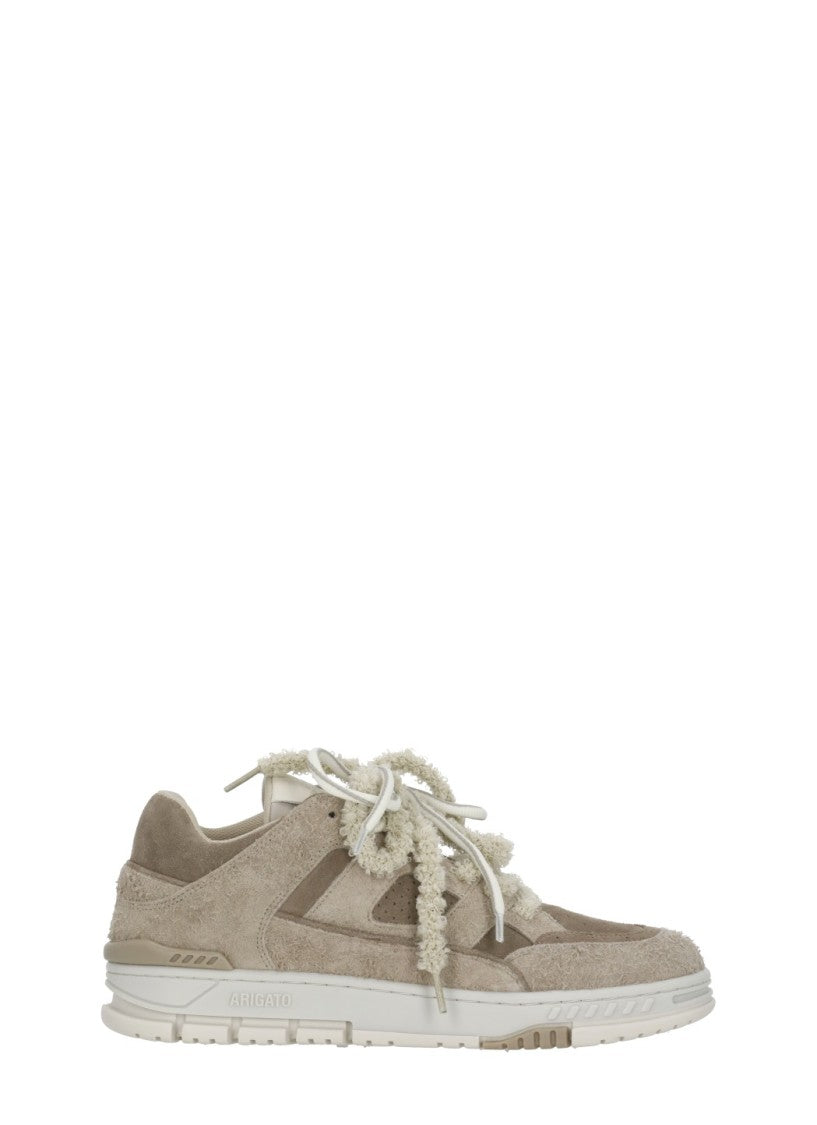 Axel Arigato Brown Area Lo Label Suede Sneakers
