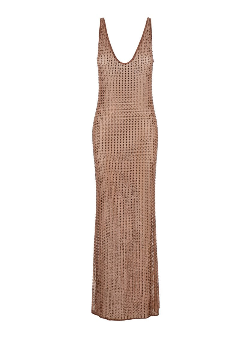 Venuja Malibu Crystal Maxi Dress