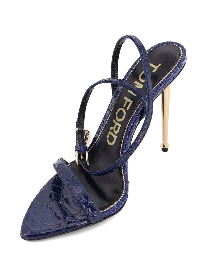 Tom Ford Pointed Toe Sandals With 105Mm Spike Heel
