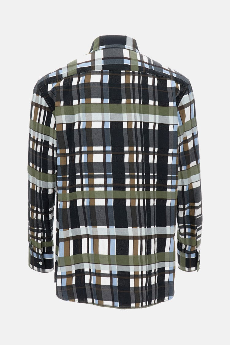 Bottega Veneta Checked Cotton Shirt
