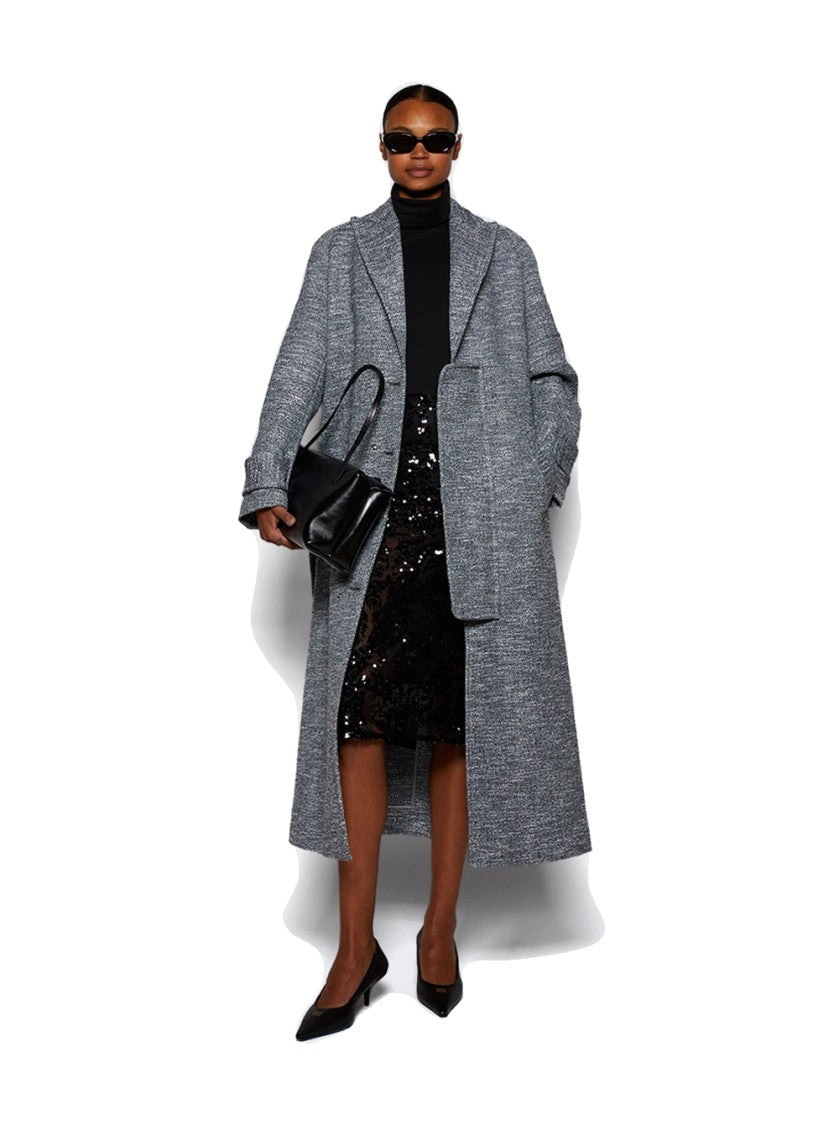 Victoria Beckham Raglan Sleeve Coat Iceberg