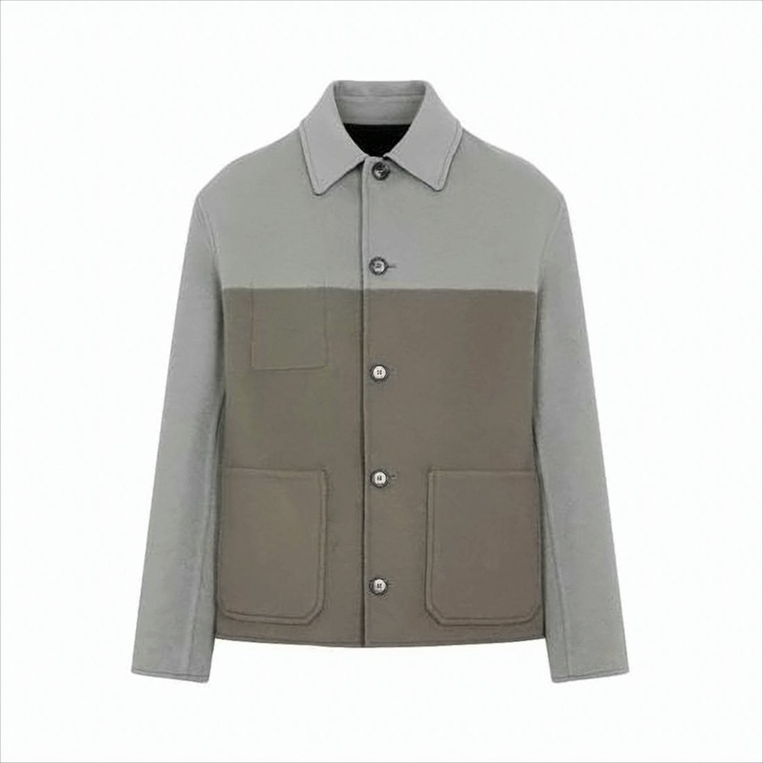 Loewe Two-Tone Casual Jacket With Abstract Pattern