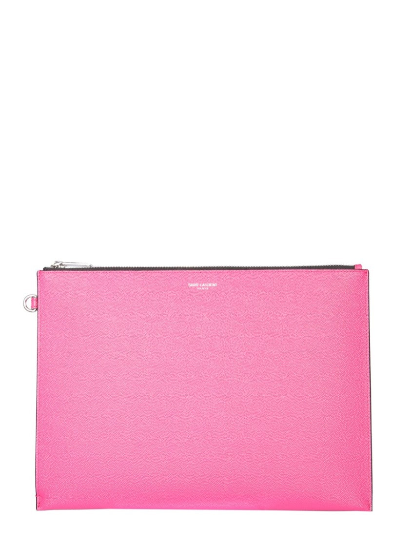 Saint Laurent Rectangular Pink Tablet Holder