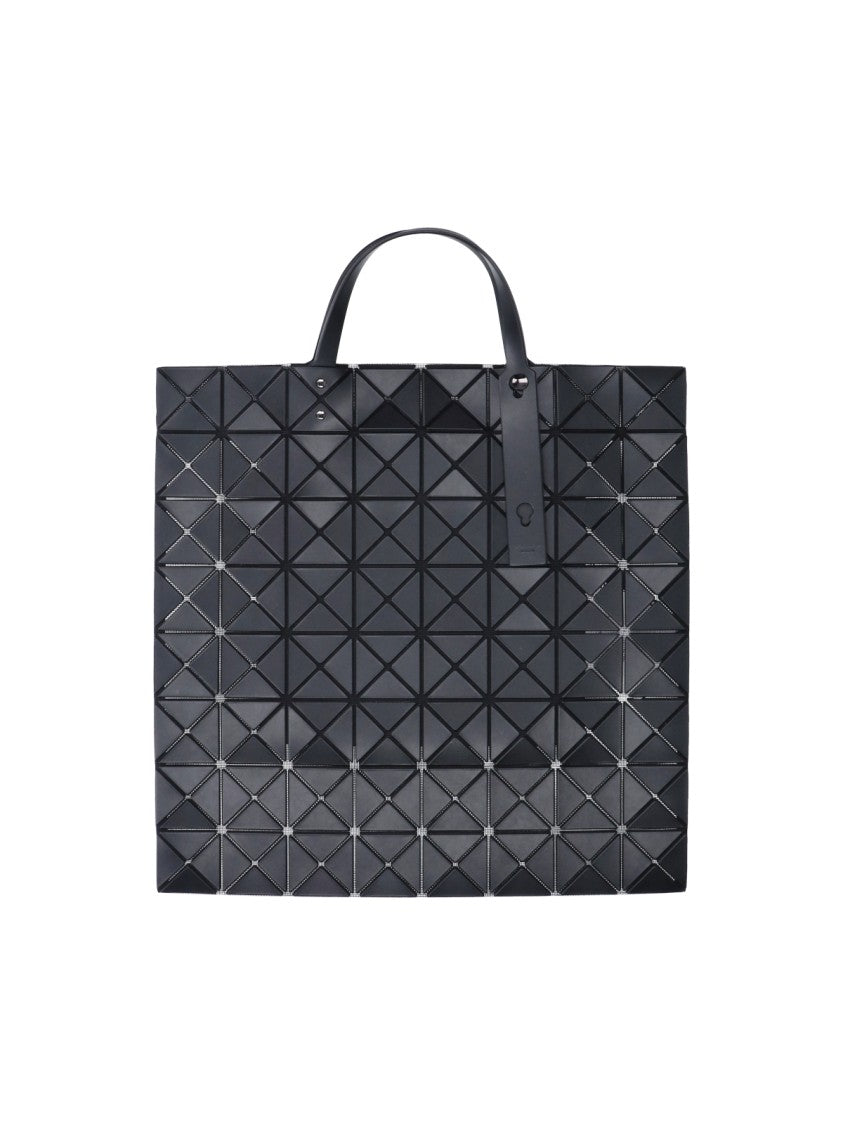 Bao Bao Issey Miyake Black Prism Panel Pvc Adjustable Leather Handle Tote Bag