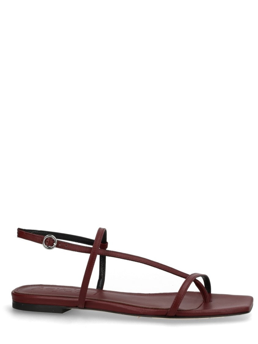 Aeydē Leather Minimalist Thong Sandals