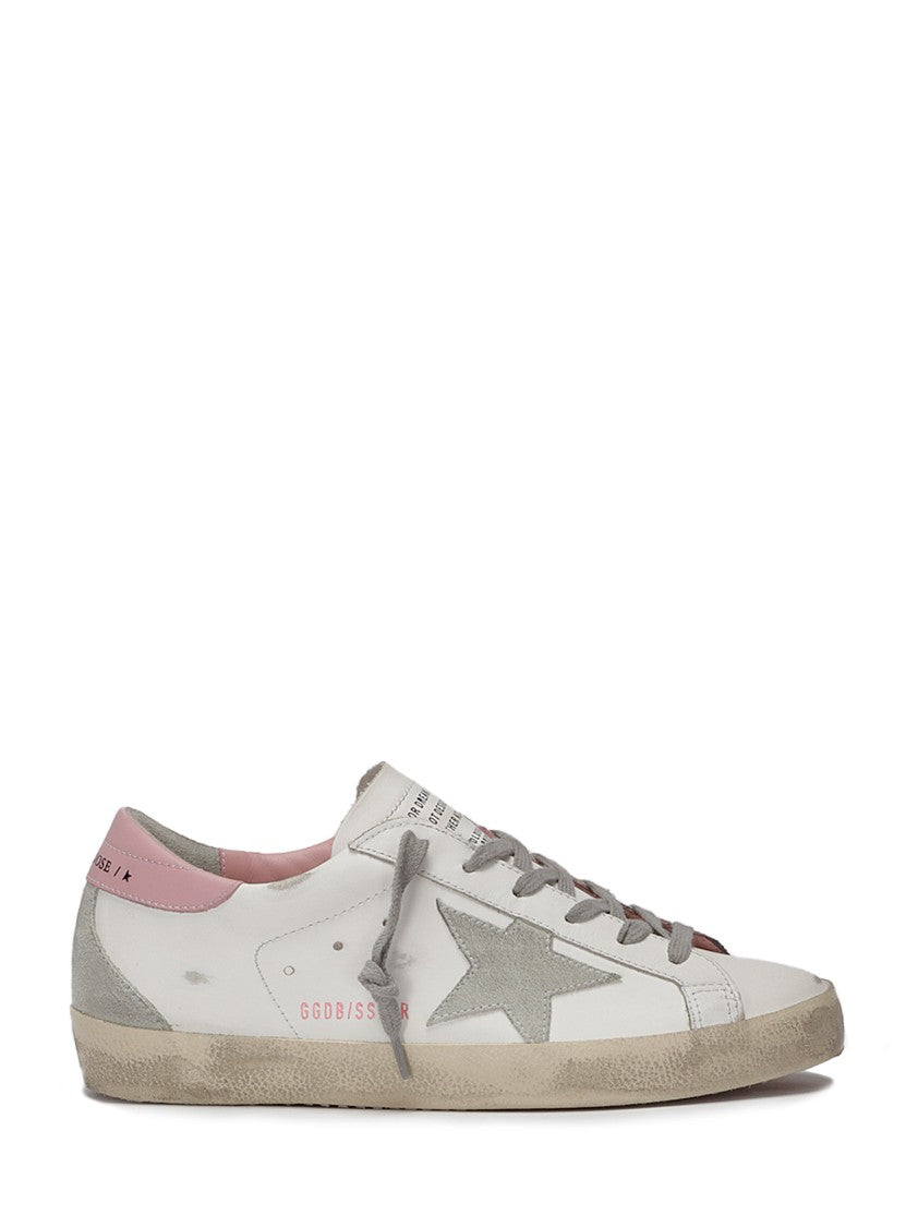 Golden Goose White Leather Sneakers