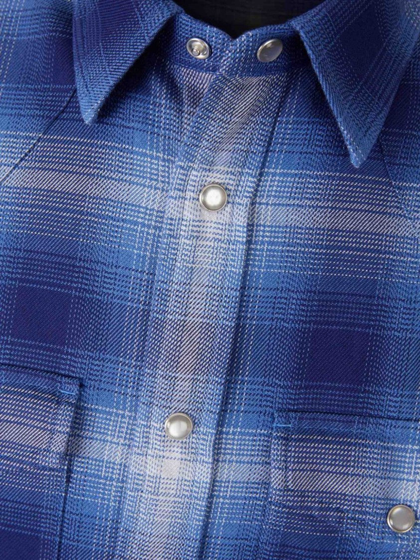 Tom Ford Plaid Button-Down Shirt With Textured Weave
