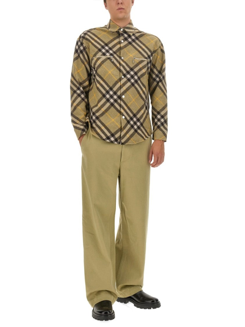 Burberry Relaxed Fit Cotton Pants