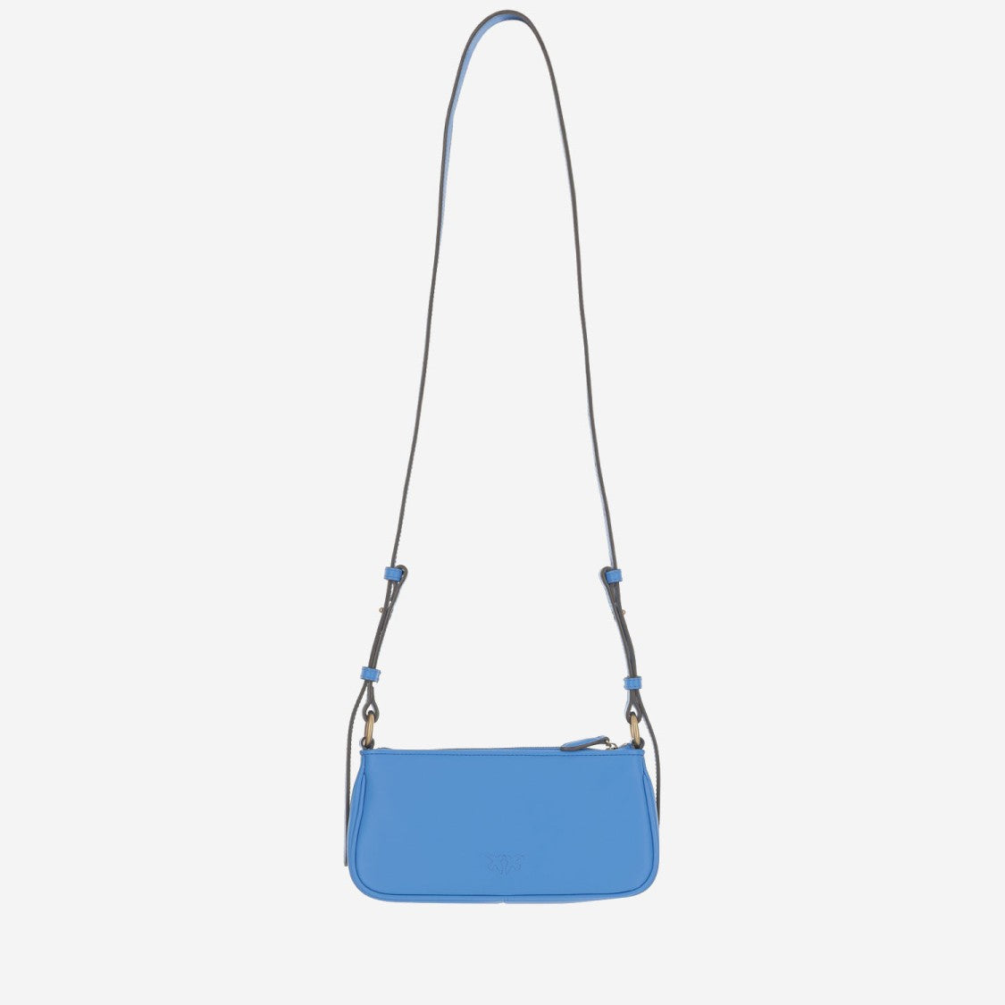 Pinko Mini Half Moon Baguette Leather Bag