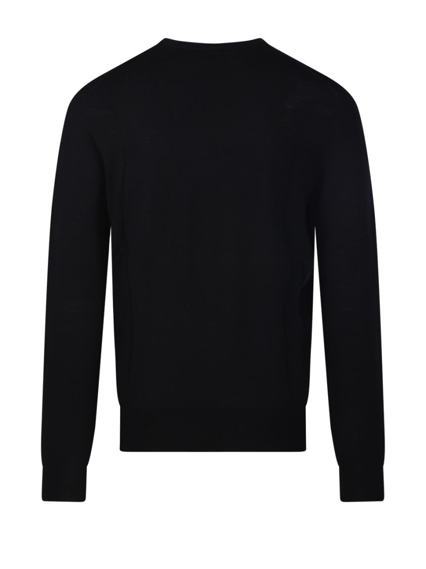 Polo Ralph Lauren Classic Round Neck Black Sweater