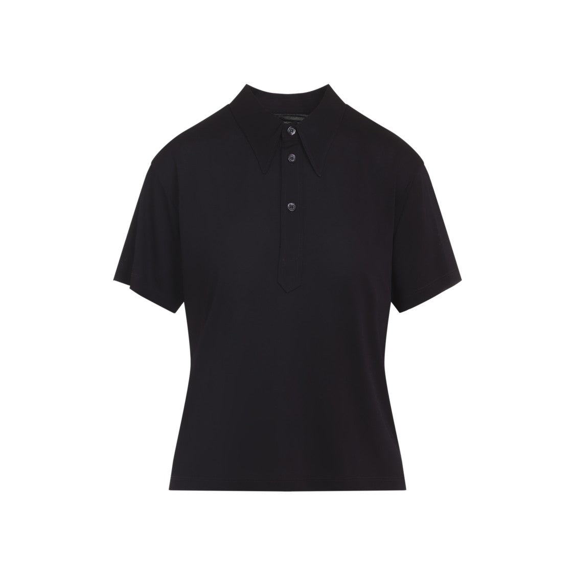 Maison Margiela Short-Sleeved Polo With Classic Collar