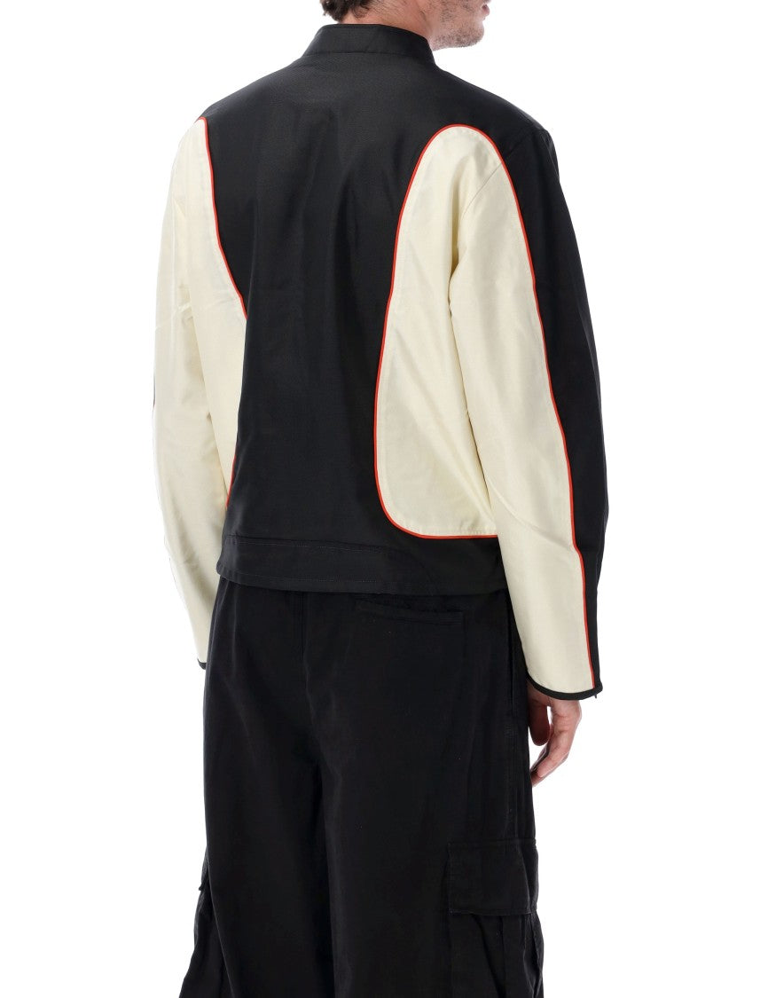 Diesel J-Blink-Wrd Colour-Block Nylon Zip Jacket