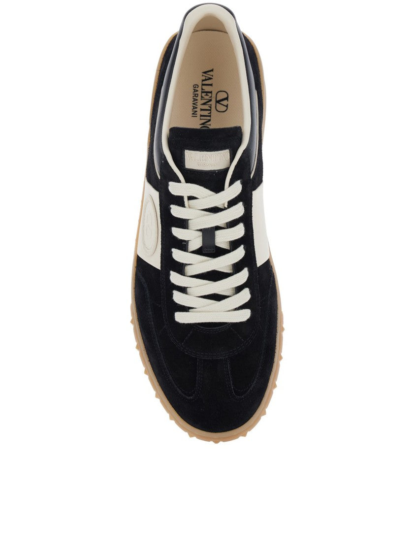 Valentino Black Sneakers Low-Top Suede Sneakers