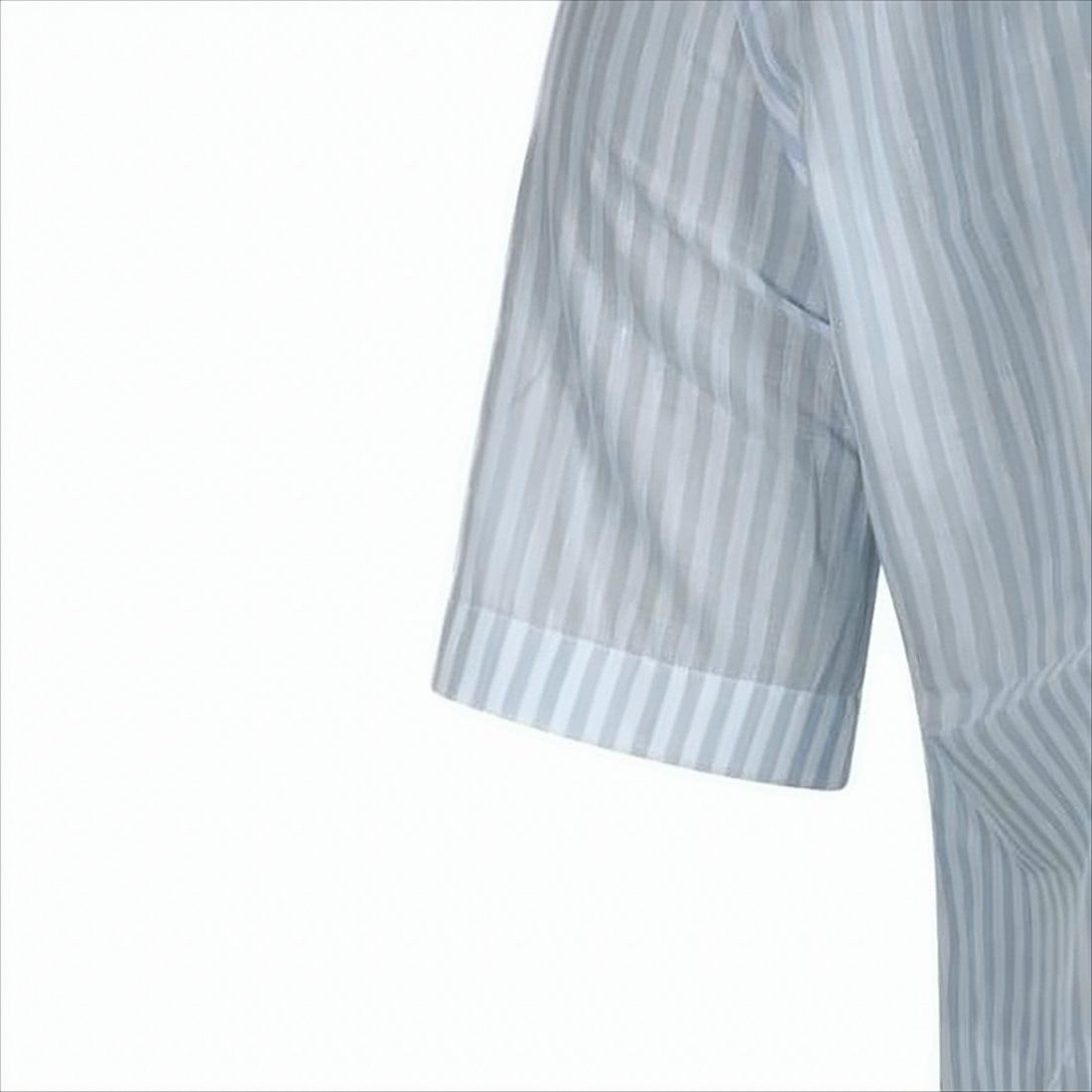 Lardini Vertical Striped Short-Sleeved Shirt