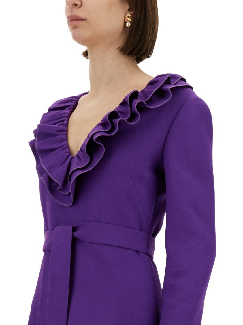 Valentino Crepe Couture Short Dress