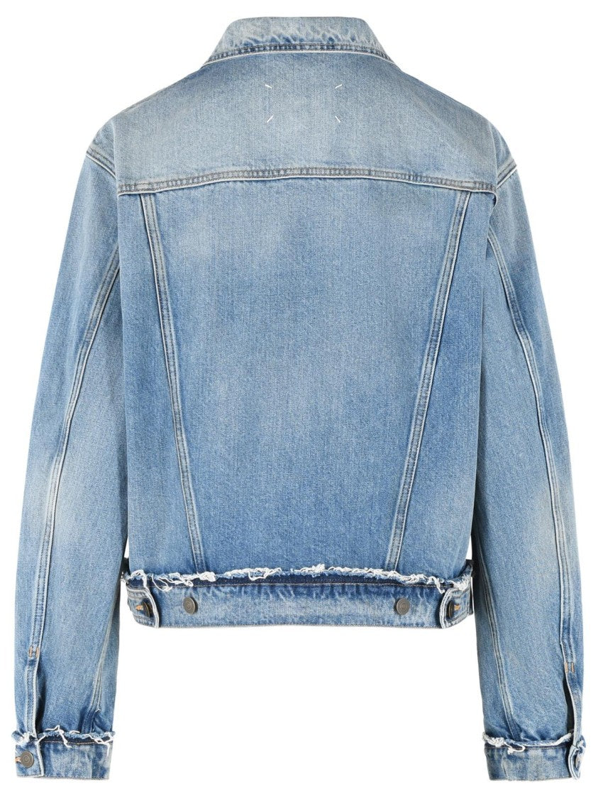 Maison Margiela Light Blue Cotton Jacket