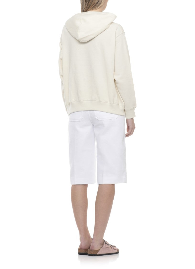 Polo Ralph Lauren Ivory Polo Bear Cotton Hoodie