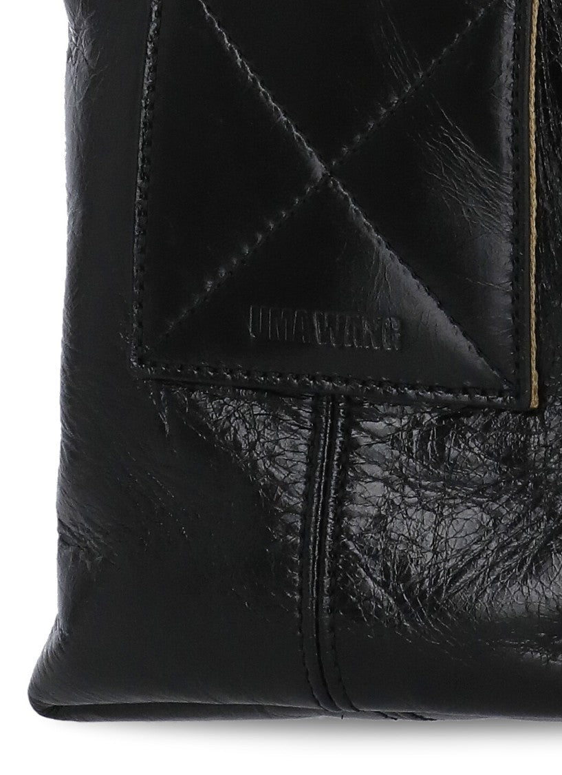 Uma Wang Leather Shoulder Bag