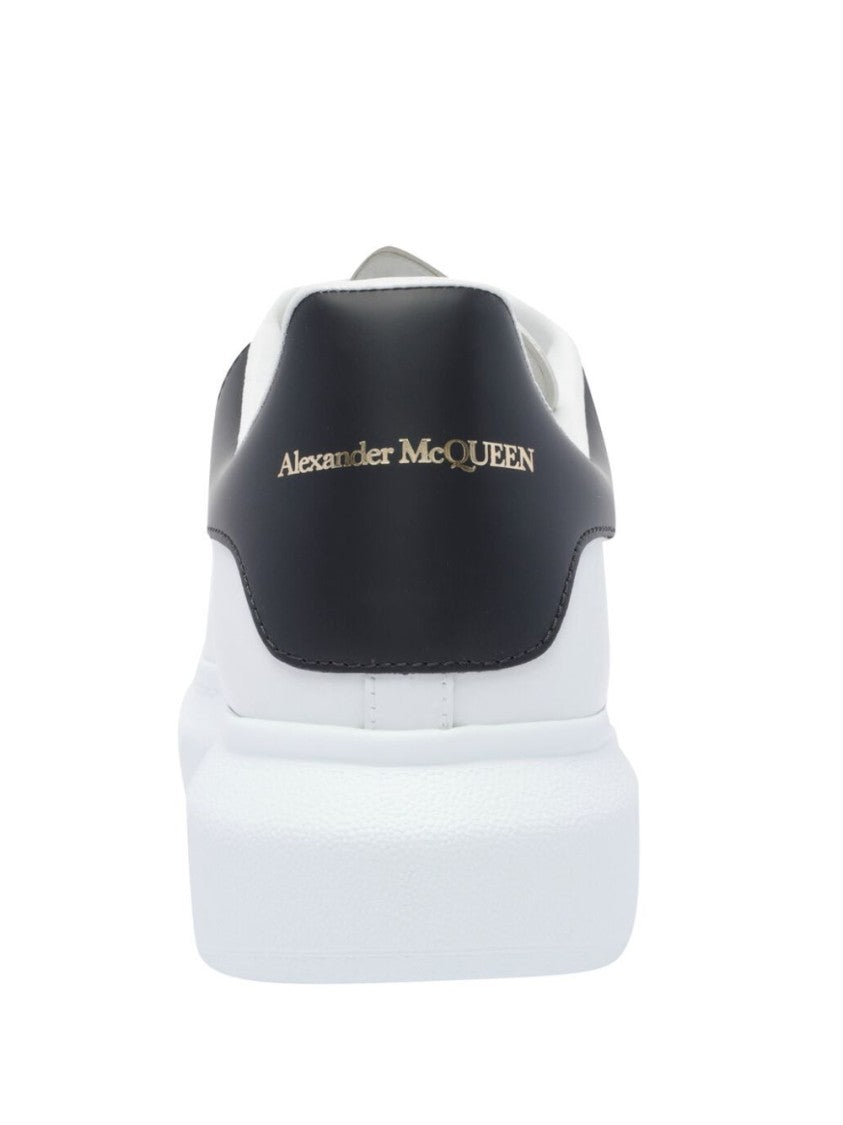 Alexander Mcqueen White Oversized Rounded Toe Sneakers