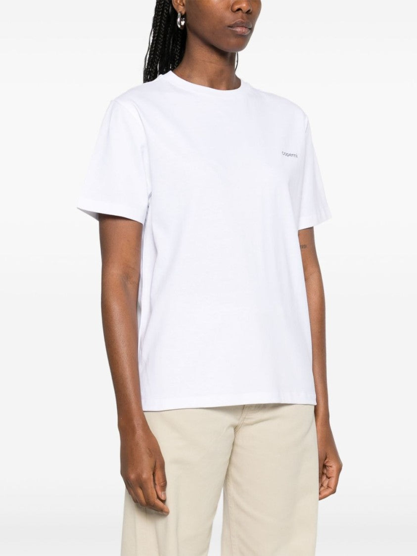 Coperni Classic Fit Cotton T-Shirt With Subtle Logo