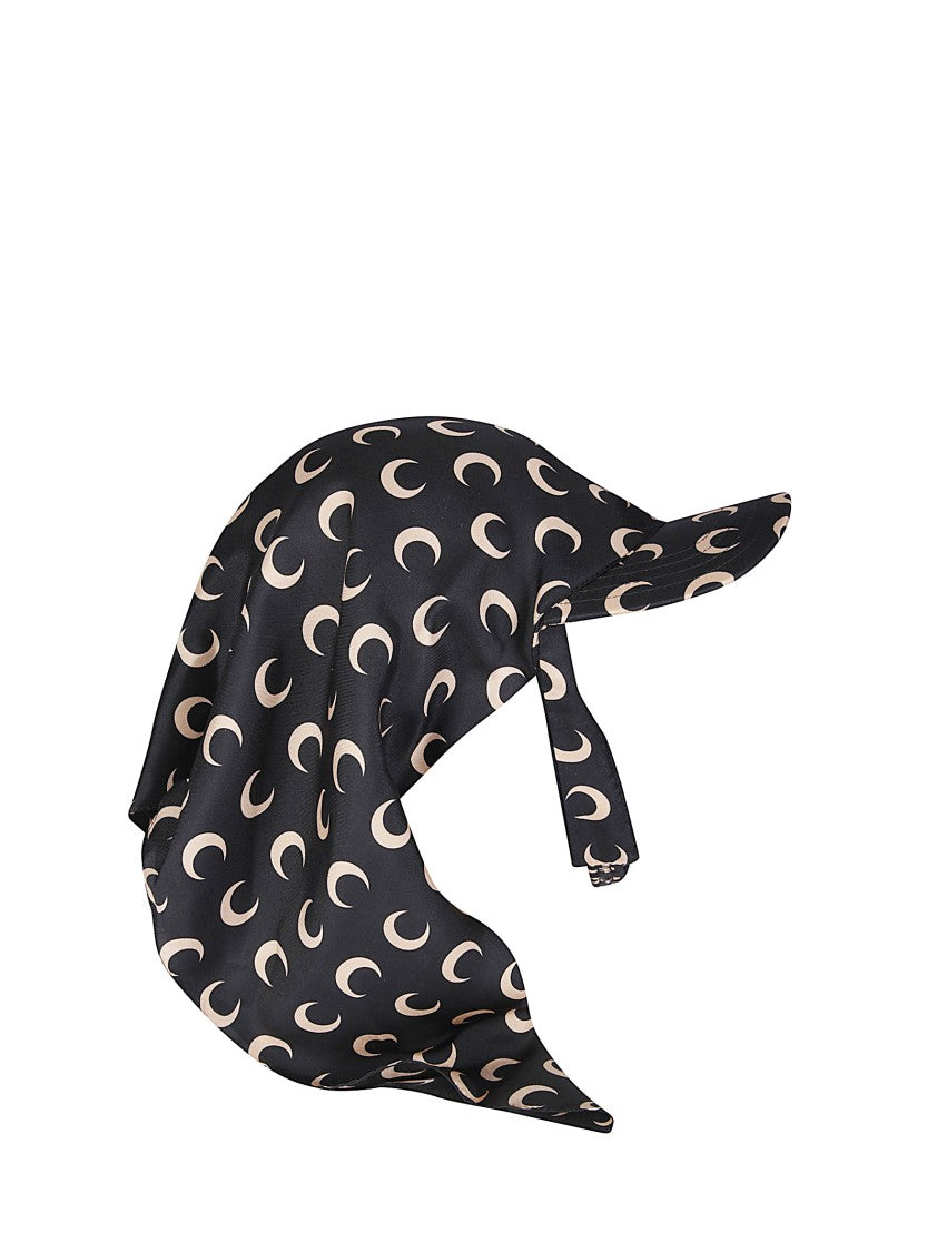 Marine Serre Moon Silk Veiled Cap