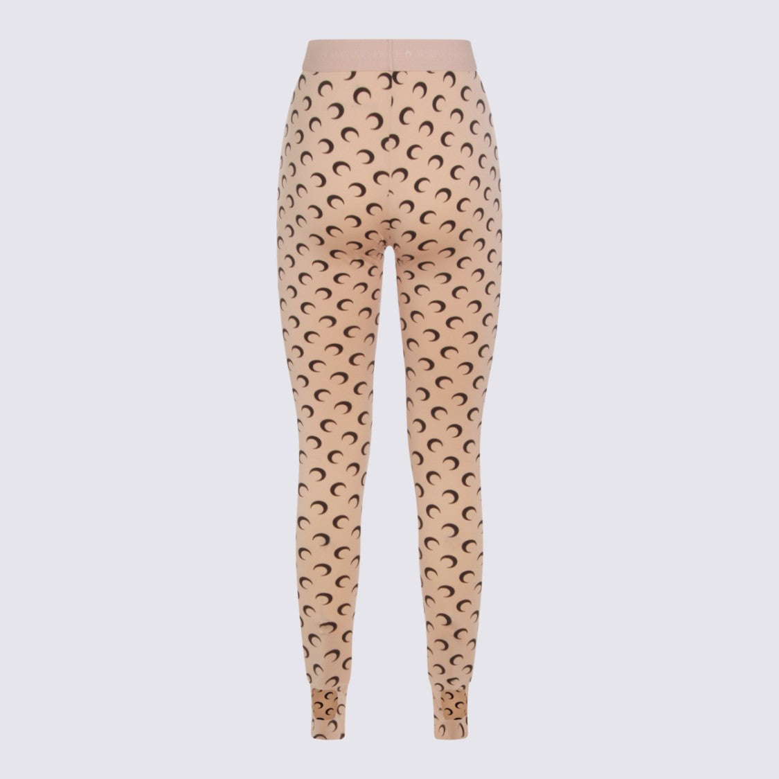 Marine Serre Tan Stretch Moon Pants